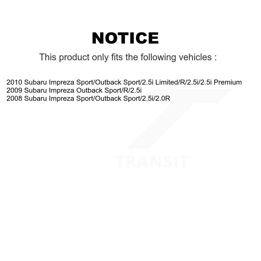 Transit Auto - K8A-102250 - Front and Rear Disc Brake Kits image 19