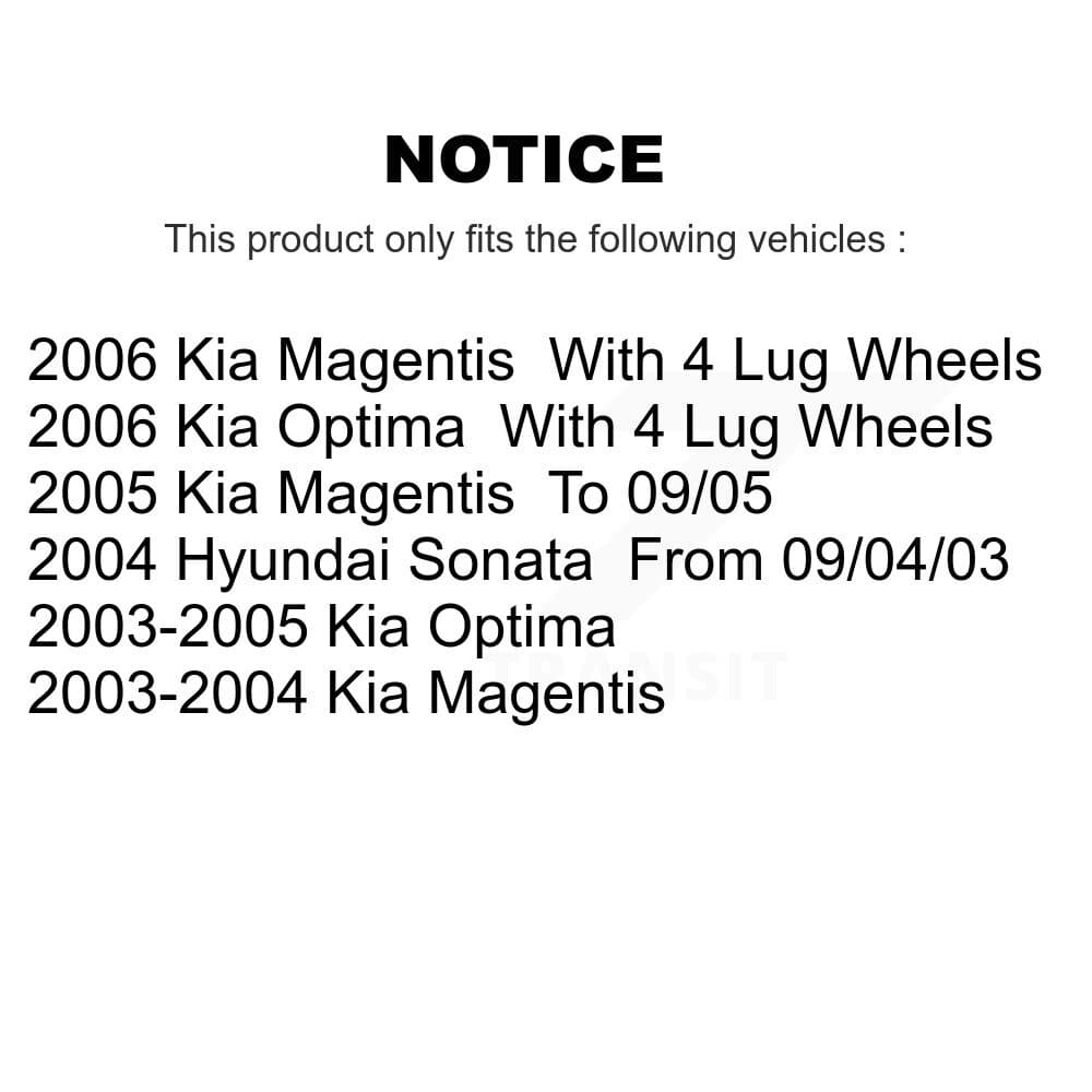 Transit Auto - K8A-102498 - Front and Rear Disc Brake Kits image 19