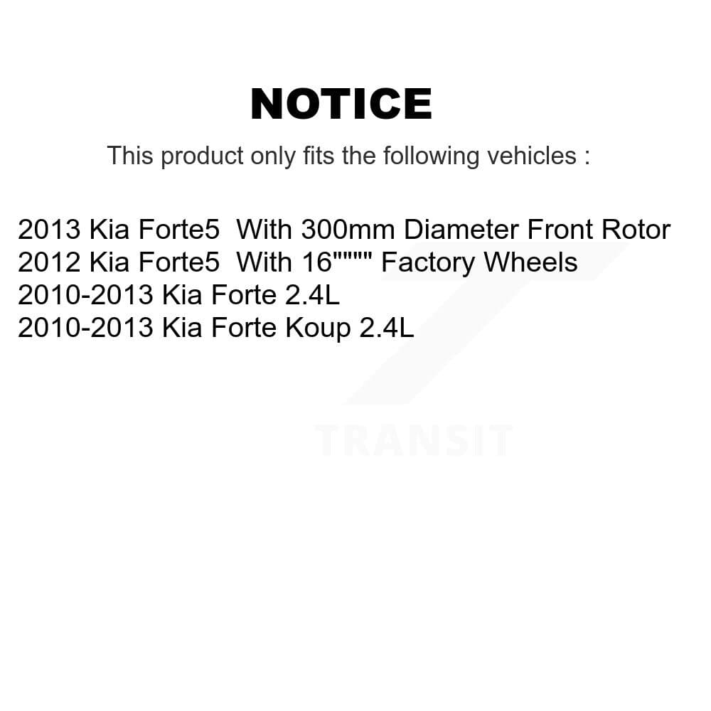 Transit Auto - K8A-103113 - Front and Rear Disc Brake Kits image 19