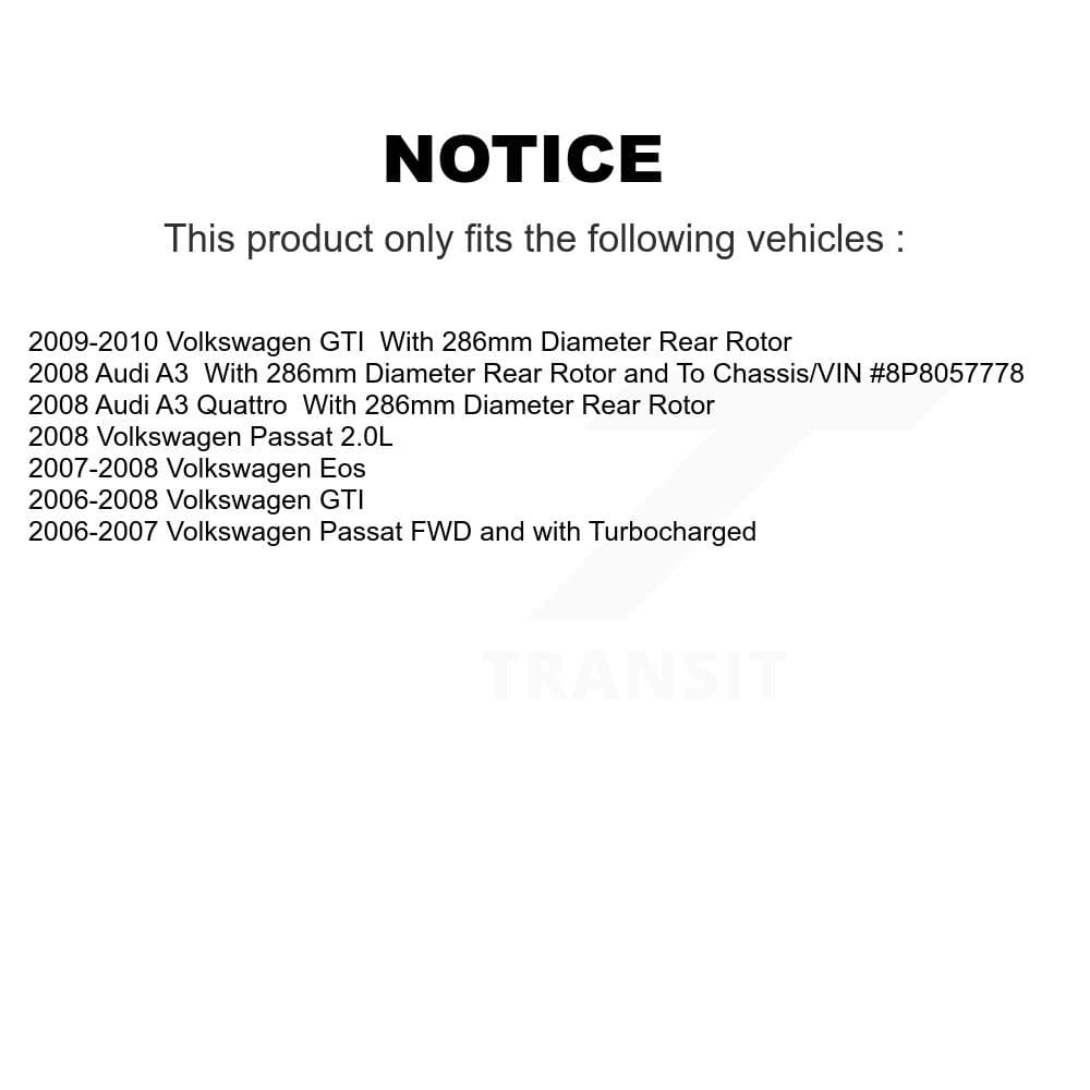 Transit Auto - K8A-103450 - Front and Rear Disc Brake Kits image 19