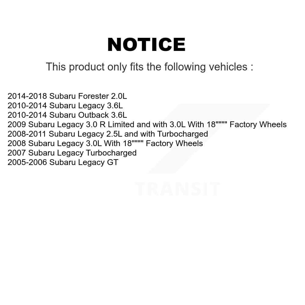 Transit Auto - K8A-103790 - Front Disc Brake Kits image 19