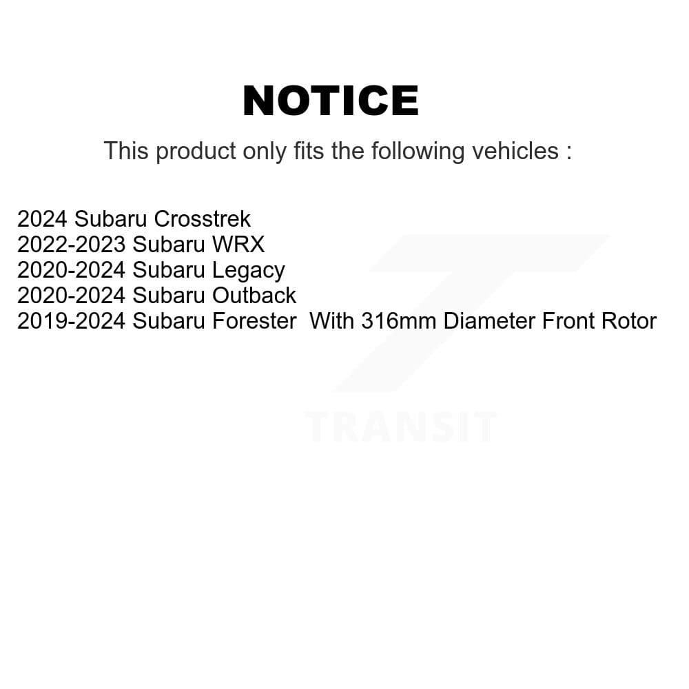 Transit Auto - K8A-103900 - Front Disc Brake Kits image 19