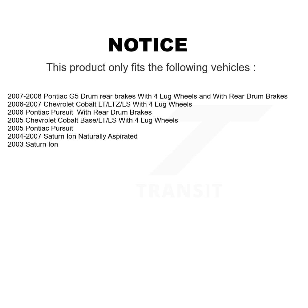 Transit Auto - K8A-105035 - Front and Rear Disc Brake Kits image 19