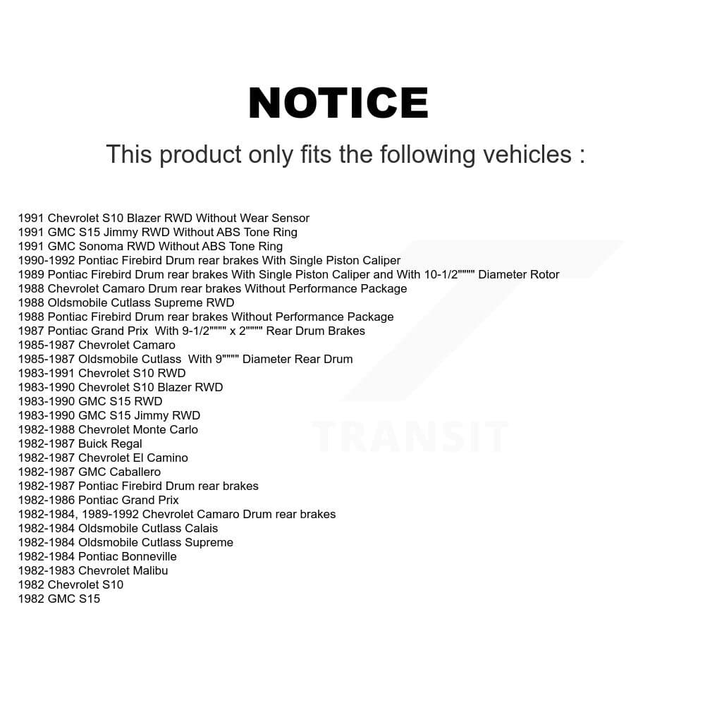 Transit Auto - K8A-105334 - Front and Rear Disc Brake Kits image 19