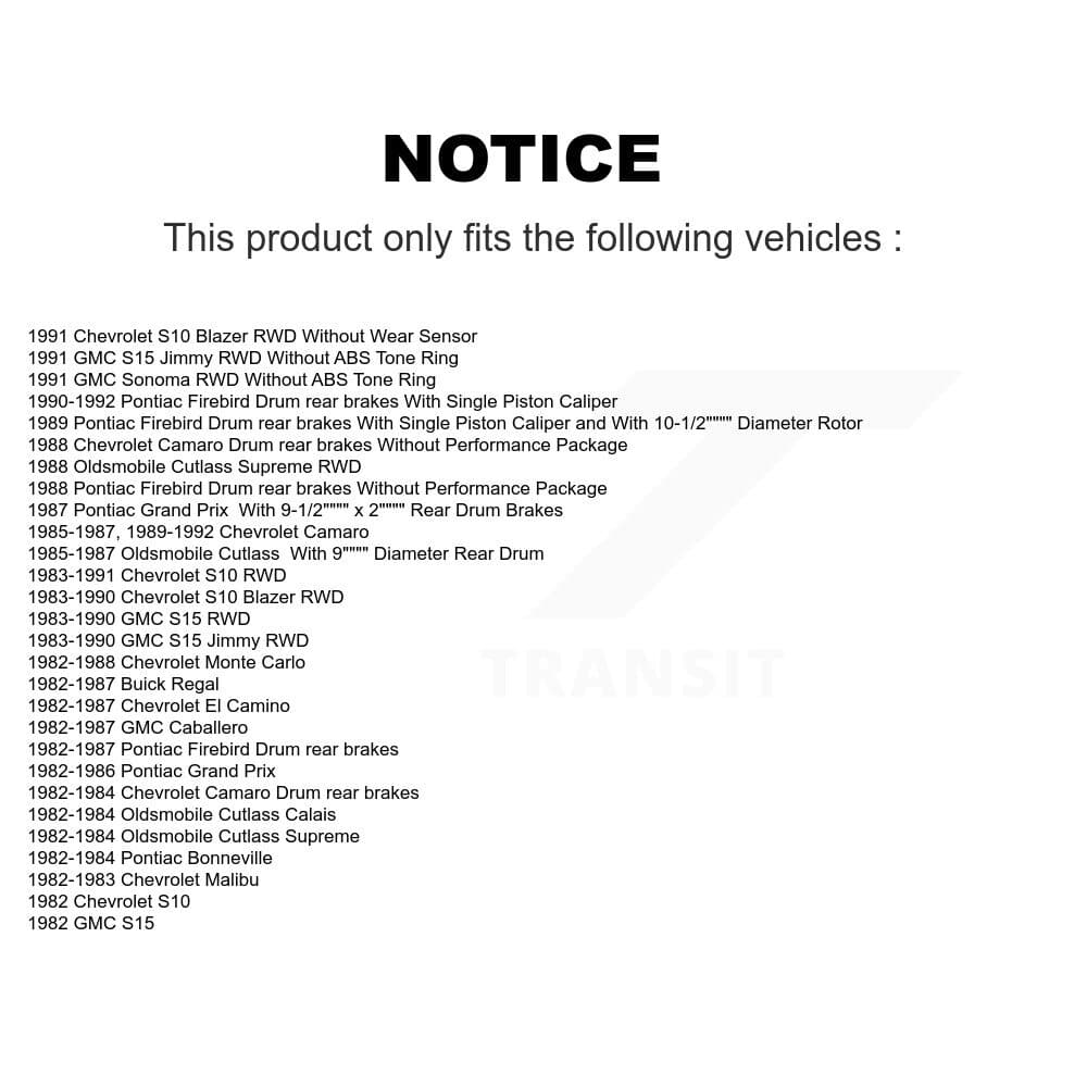 Transit Auto - K8A-105402 - Front and Rear Disc Brake Kits image 19