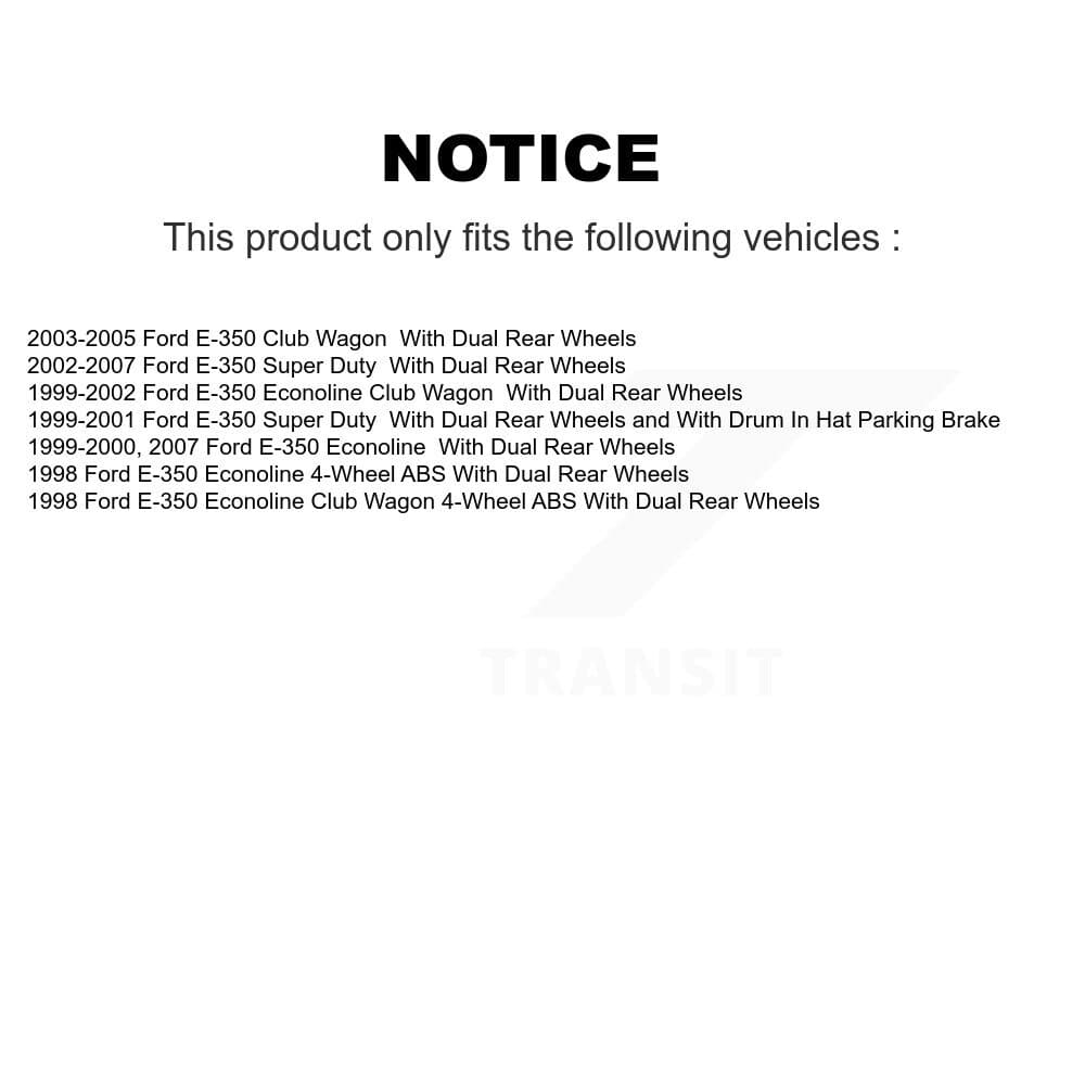Transit Auto - K8A-105867 - Front and Rear Disc Brake Kits image 24