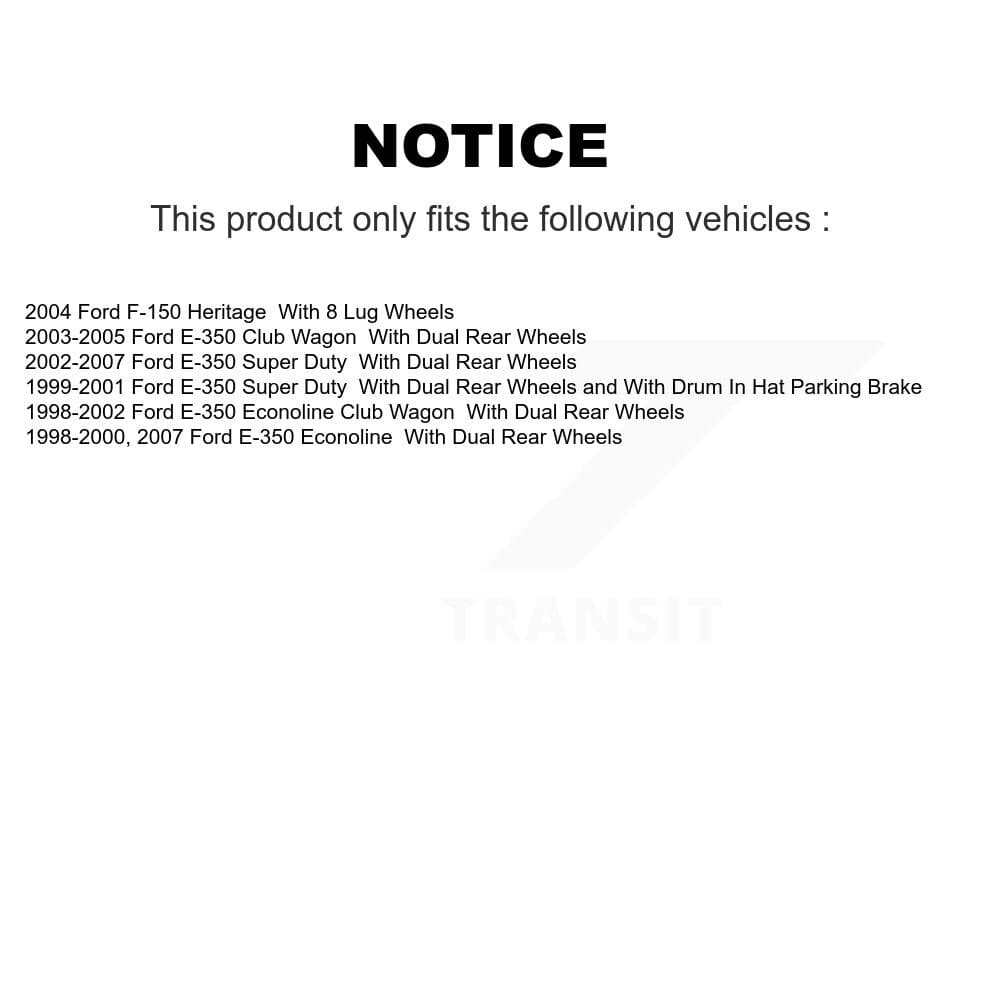 Transit Auto - K8A-106085 - Rear Disc Brake Kits image 19