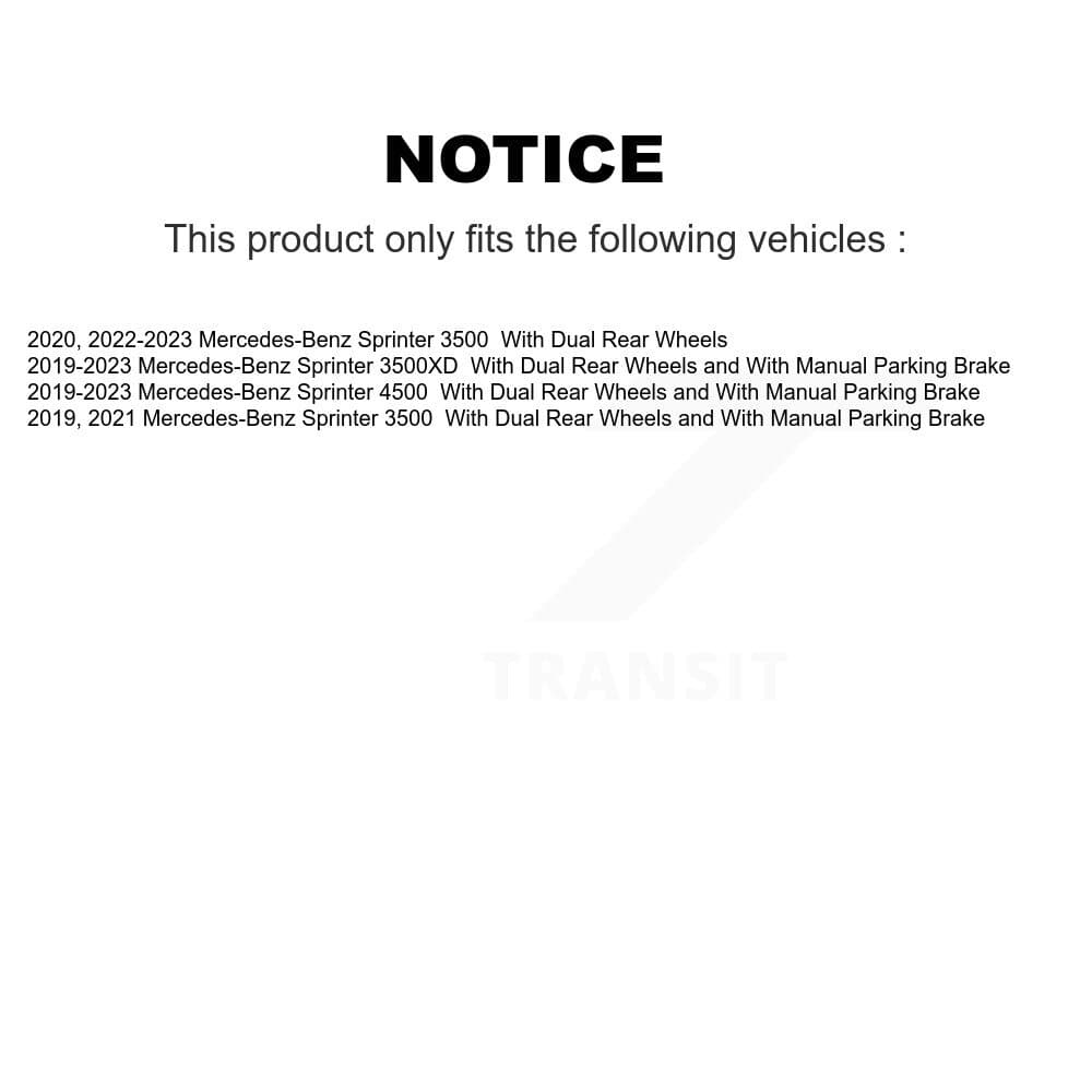 Transit Auto - K8A-106137 - Rear Disc Brake Kits image 19