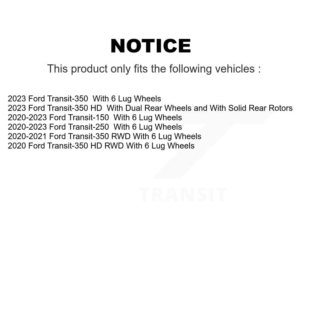 Transit Auto - K8A-106203 - Rear Disc Brake Kits image 19