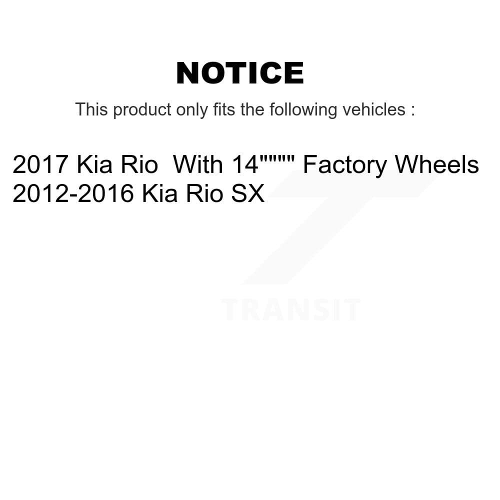 Transit Auto - K8A-106569 - Front and Rear Disc Brake Kits image 19