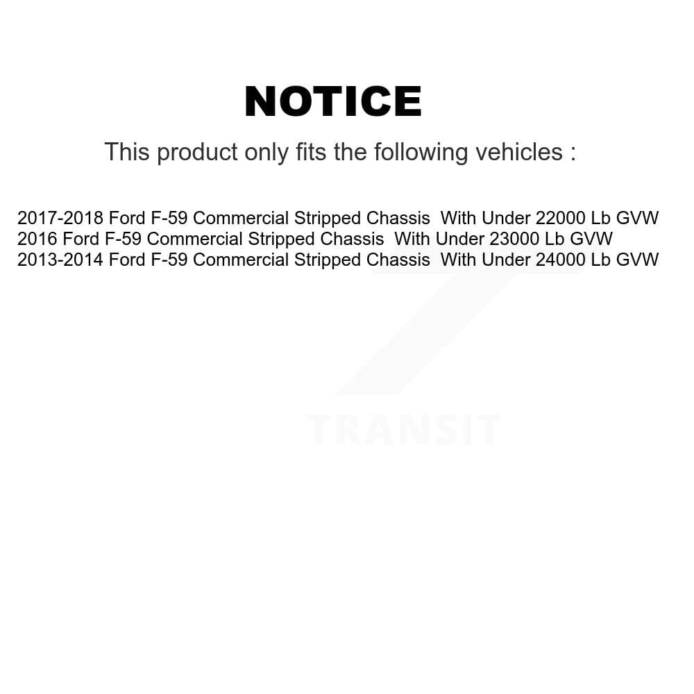 Transit Auto - K8A-107587 - Front and Rear Disc Brake Kits image 19