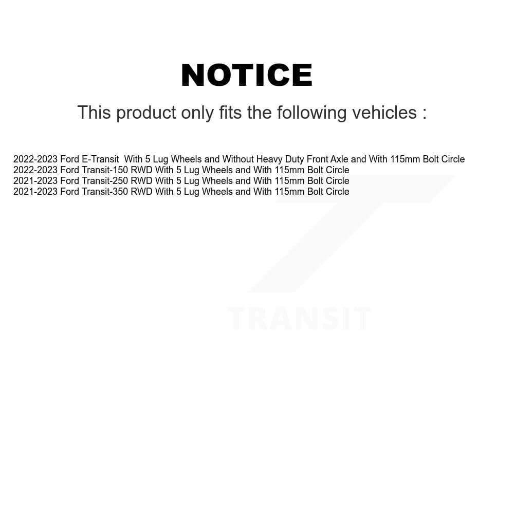 Transit Auto - K8A-107651 - Front Disc Brake Kits image 19
