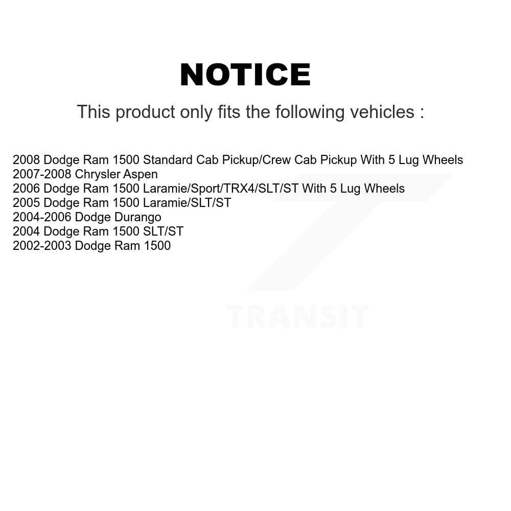 Transit Auto - K8A-108158 - Rear Disc Brake Kits image 19