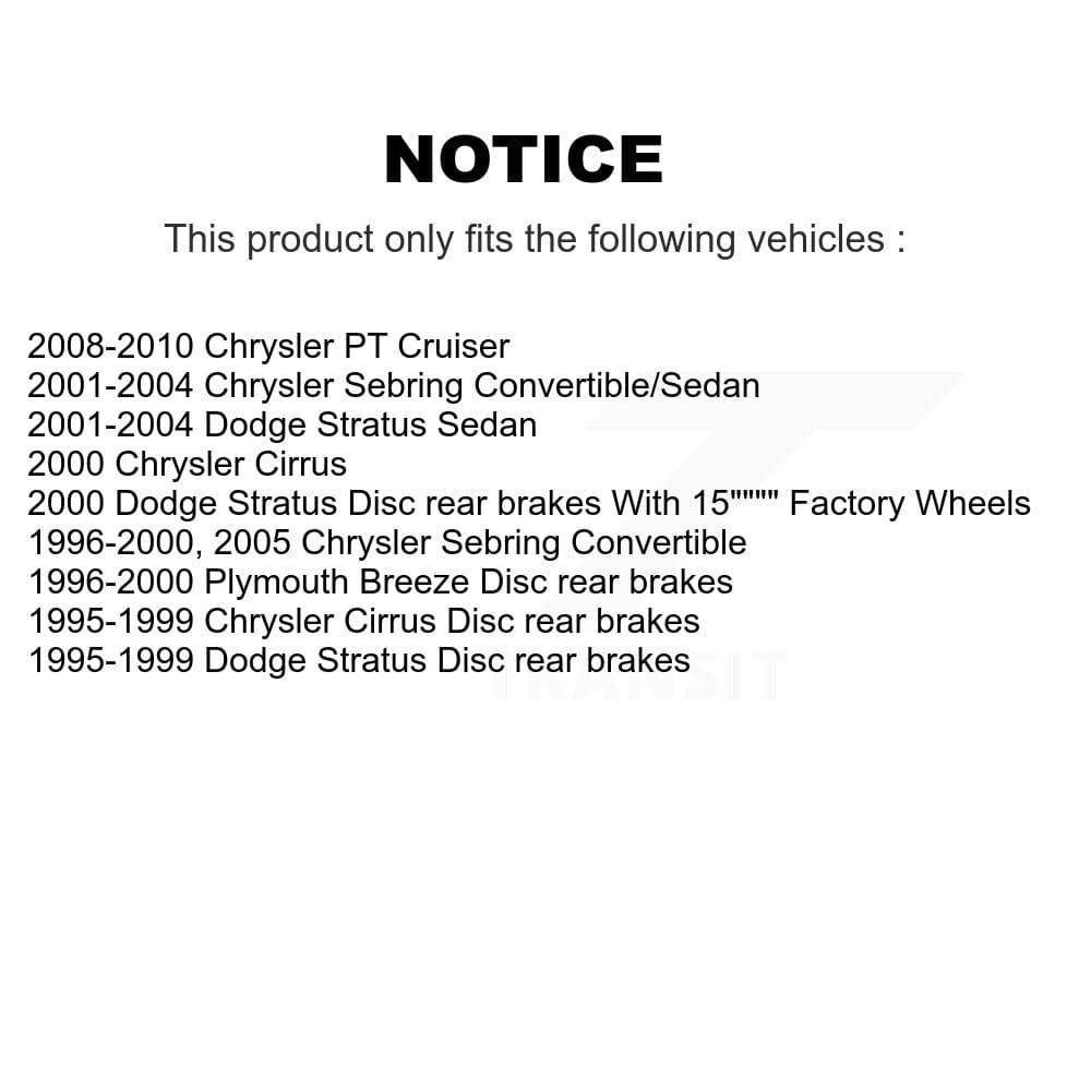 Transit Auto - K8A-108338 - Rear Disc Brake Kits image 19