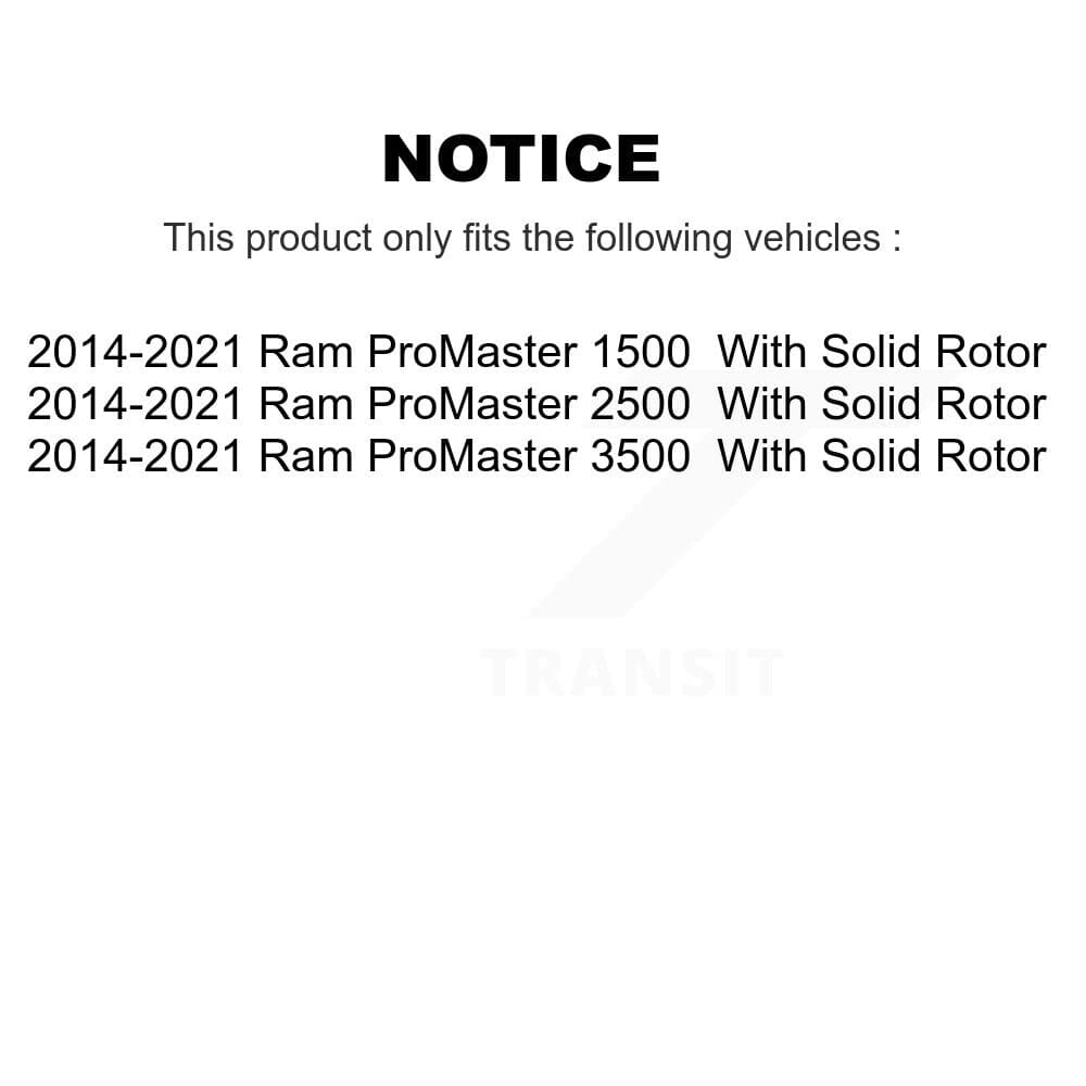 Transit Auto - K8A-109130 - Rear Disc Brake Kits image 19