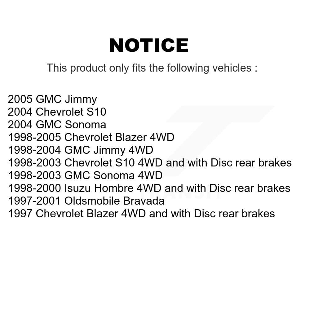 CMX - K8C-100728 - Front and Rear Disc Brake Kits image 19