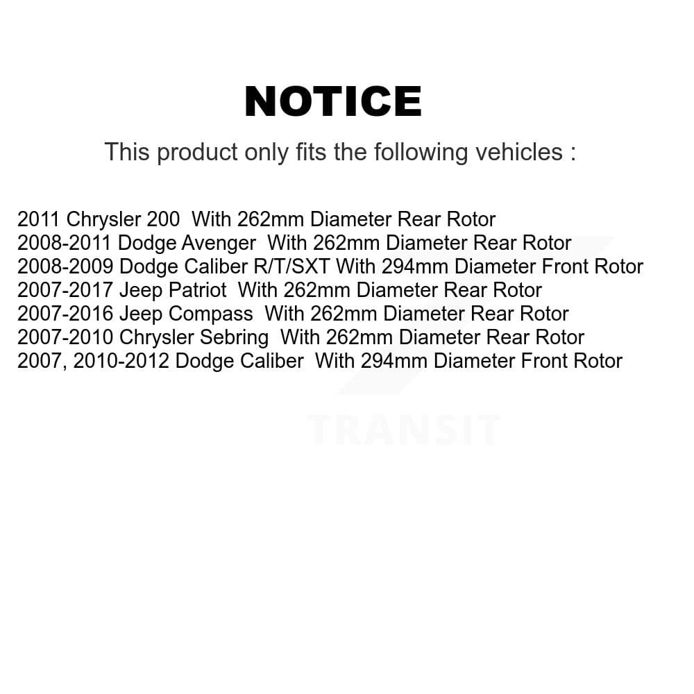 CMX - K8C-101254 - Front and Rear Disc Brake Kits image 19