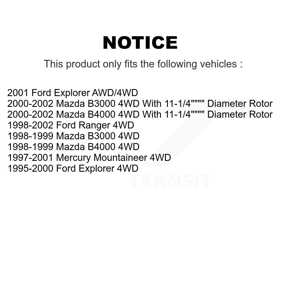 Transit Auto - K8F-100103 - Front Disc Brake Kits image 19