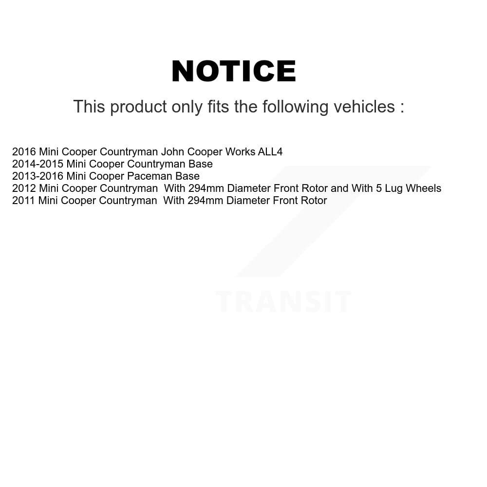 Transit Auto - K8F-100595 - Front Disc Brake Kits image 19