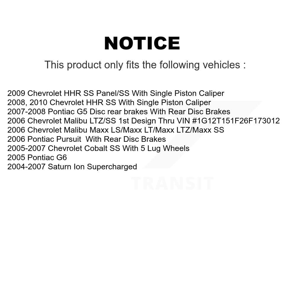 Transit Auto - K8F-100760 - Front and Rear Disc Brake Kits image 19