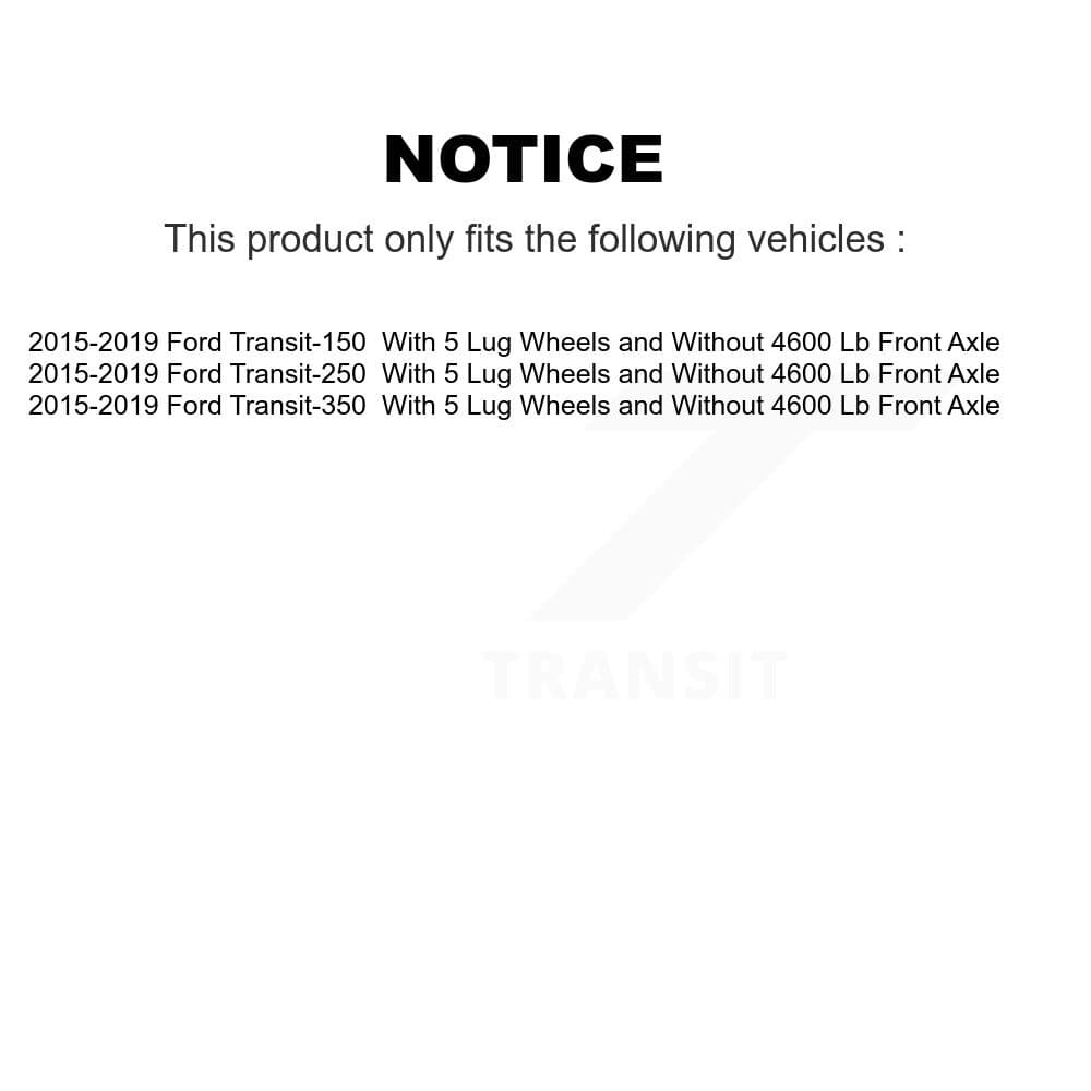 Transit Auto - K8F-100917 - Front and Rear Disc Brake Kits image 19