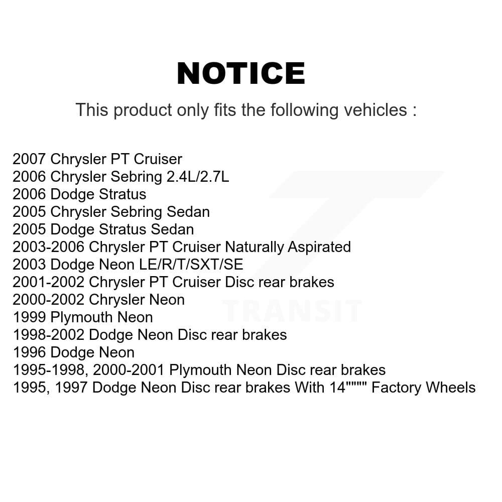 Transit Auto - K8F-101639 - Rear Disc Brake Kits image 19