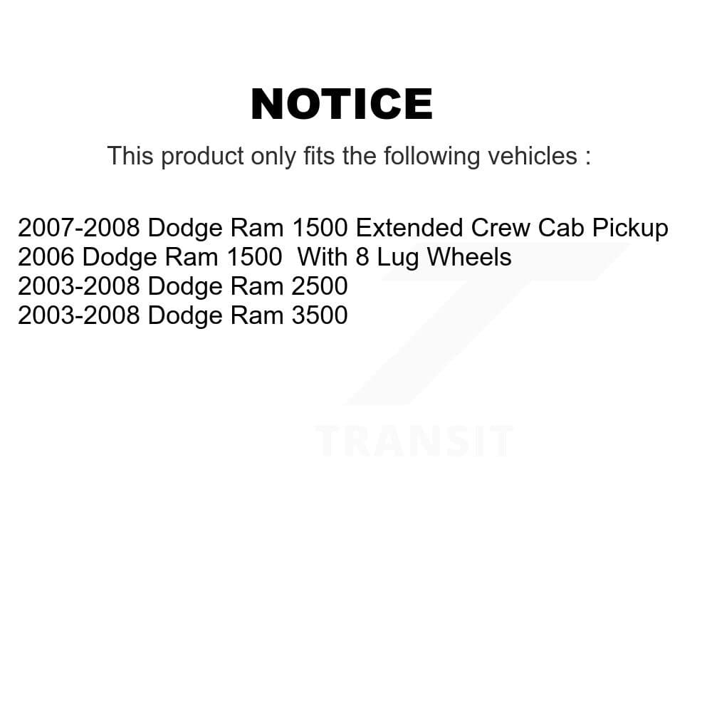 Transit Auto - K8F-101650 - Rear Disc Brake Kits image 19