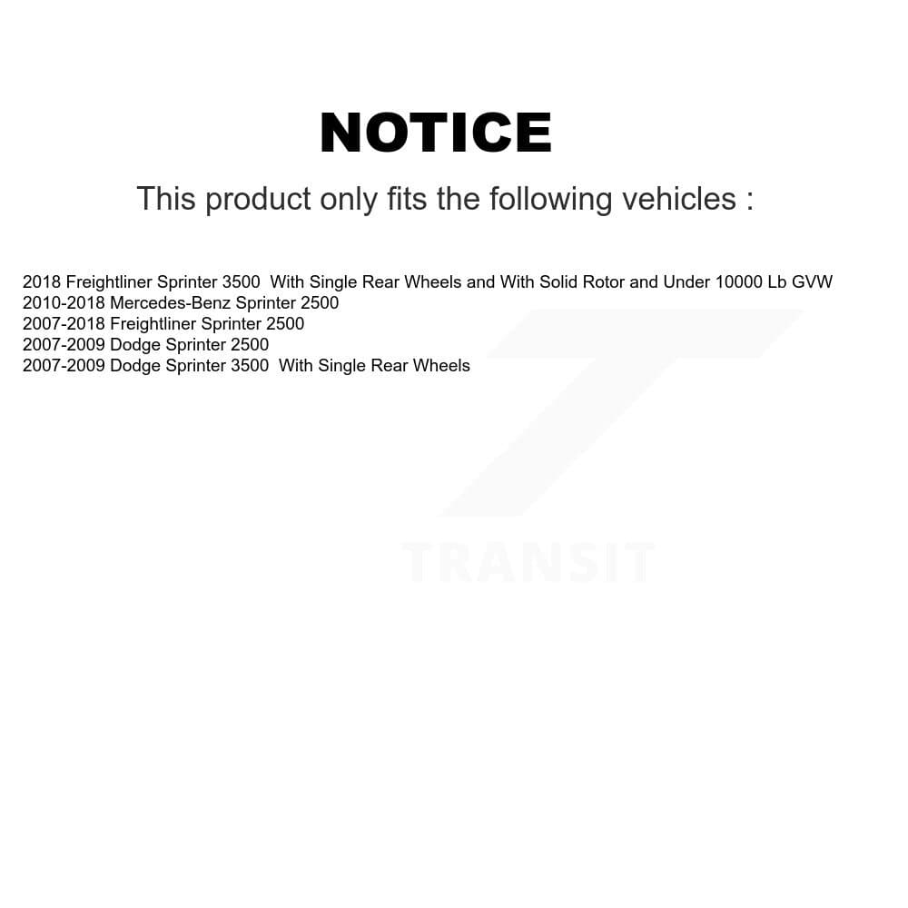 Transit Auto - K8F-101669 - Rear Disc Brake Kits image 19