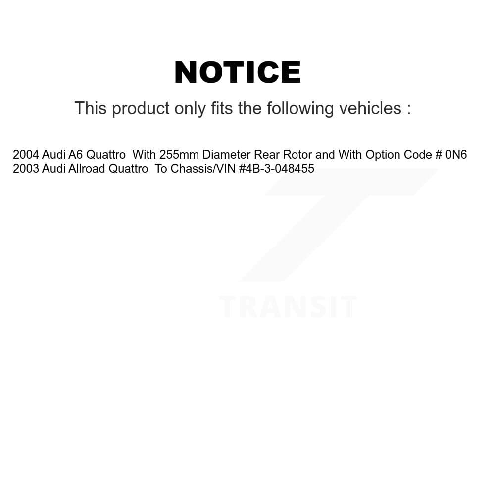 Transit Auto - K8F-101731 - Rear Disc Brake Kits image 19