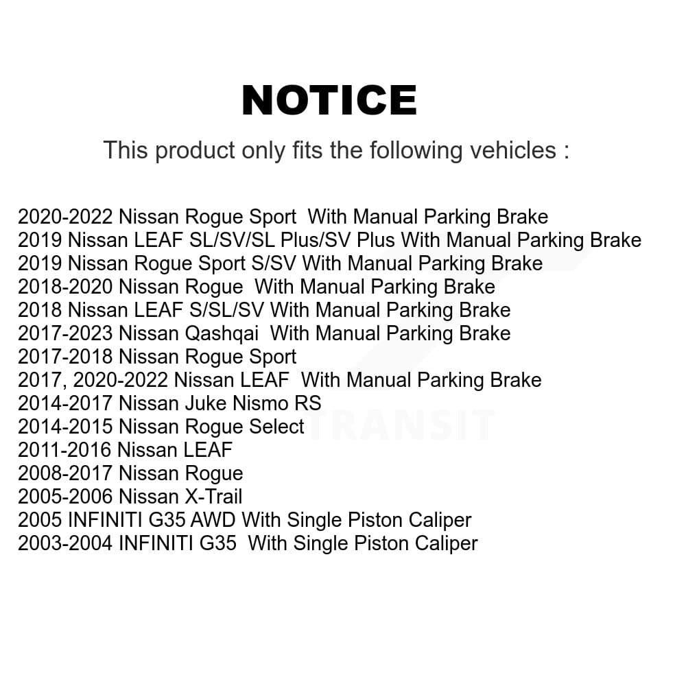 Transit Auto - K8F-101752 - Rear Disc Brake Kits image 19