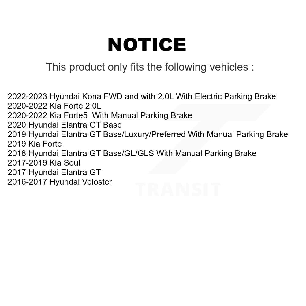 Transit Auto - K8F-101929 - Rear Disc Brake Kits image 19