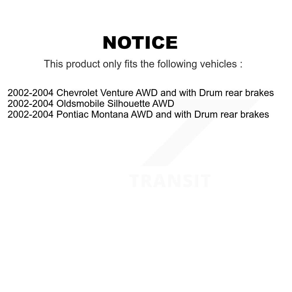 Transit Auto - K8F-102401 - Front and Rear Disc Brake Kits image 19