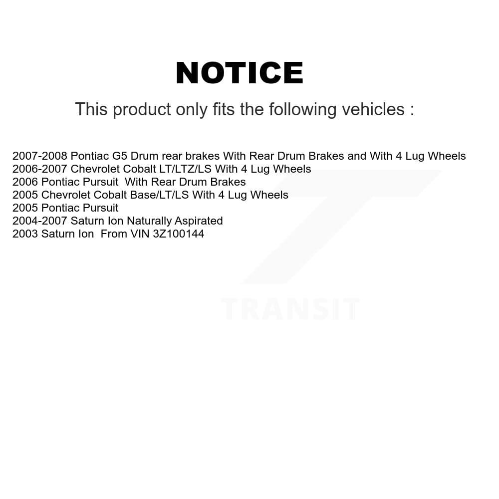 Transit Auto - K8F-102403 - Front and Rear Disc Brake Kits image 19