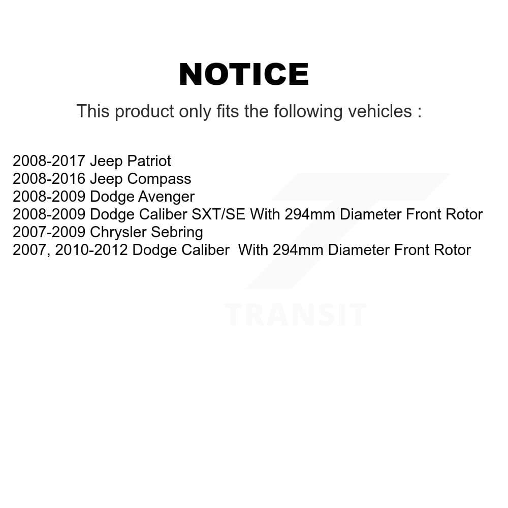 Transit Auto - K8F-103253 - Front and Rear Disc Brake Kits image 19