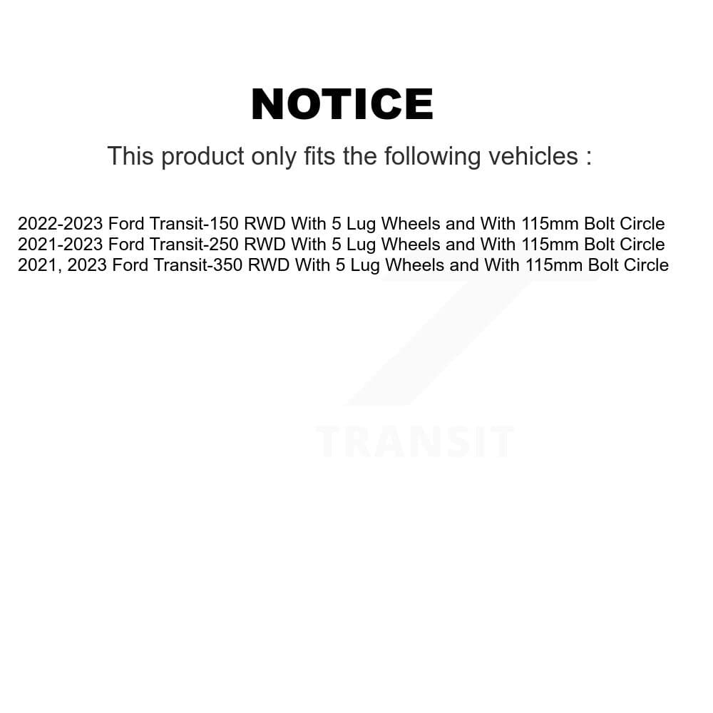 Transit Auto - K8F-104162 - Front and Rear Disc Brake Kits image 19