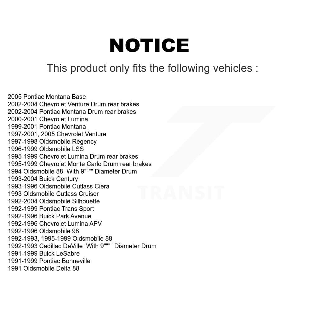 Transit Auto - K8N-100059 - Rear Brake Drum Kits image 14