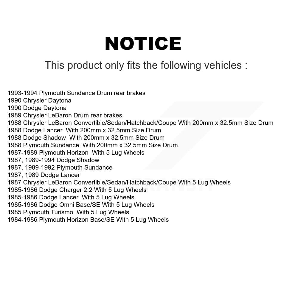 Transit Auto - K8N-100234 - Rear Brake Drum Kits image 14