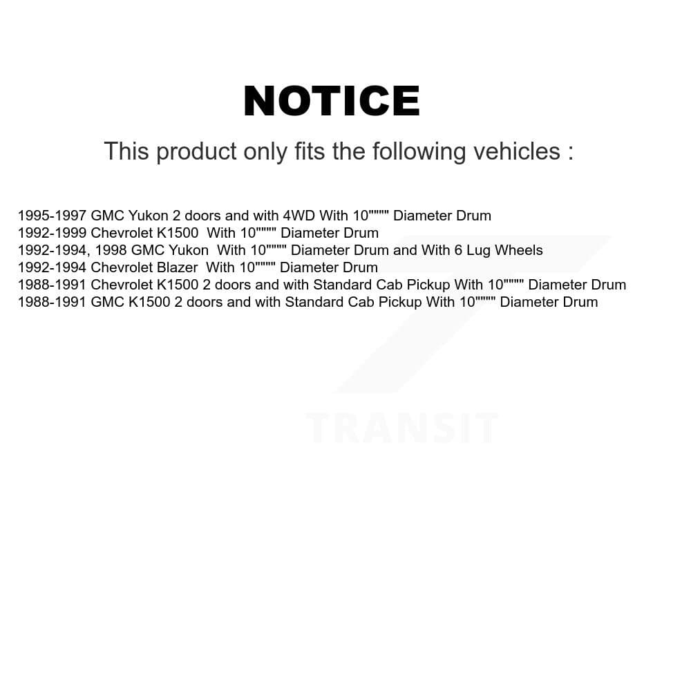 Transit Auto - K8N-100289 - Rear Brake Drum Kits image 14