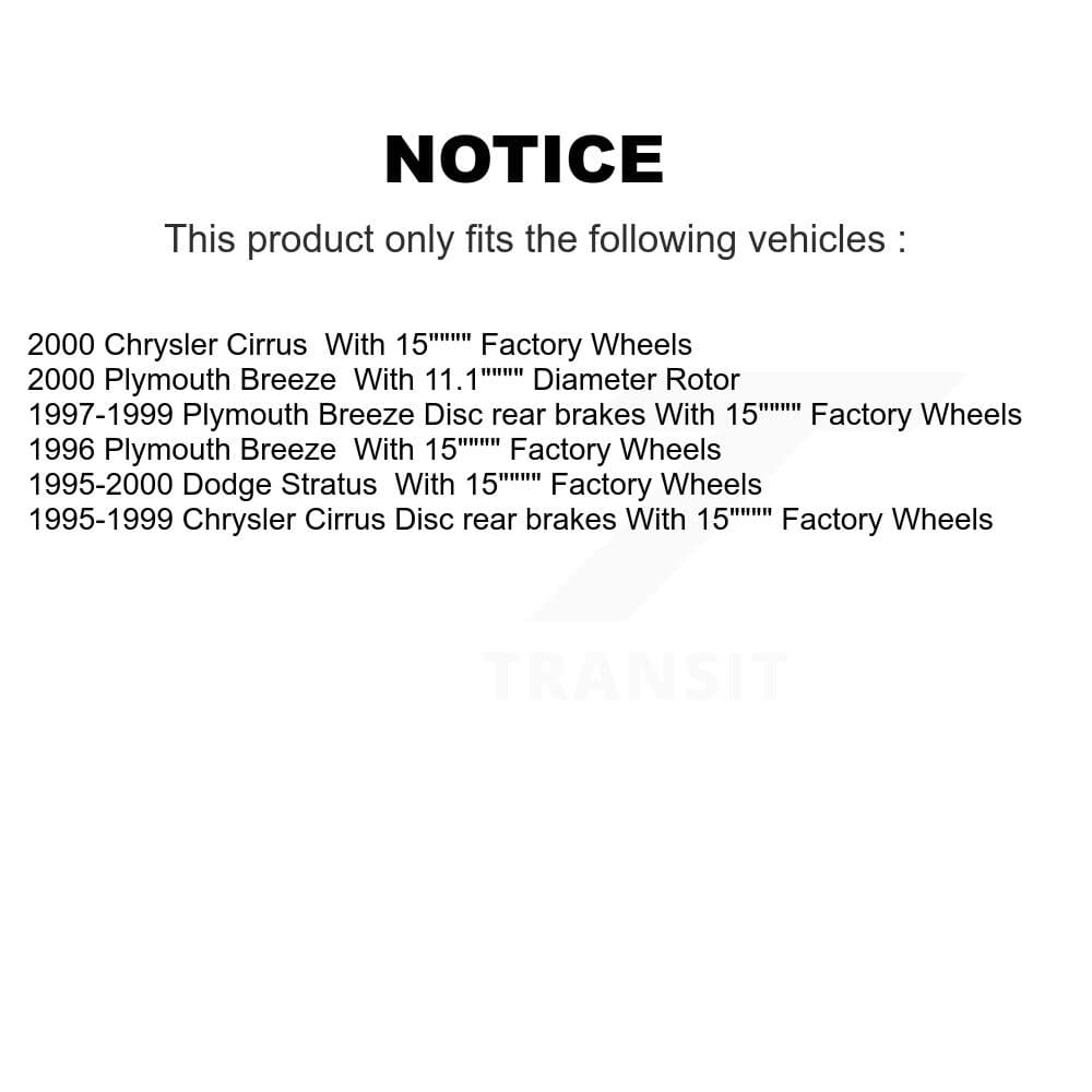 Transit Auto - K8S-100952 - Front and Rear Disc Brake Kits image 19
