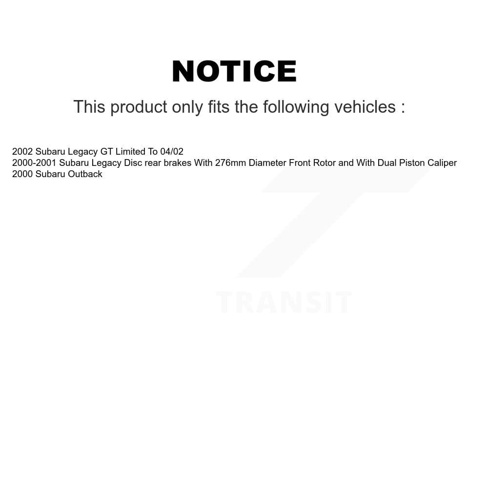 Transit Auto - K8S-101076 - Front and Rear Disc Brake Kits image 19