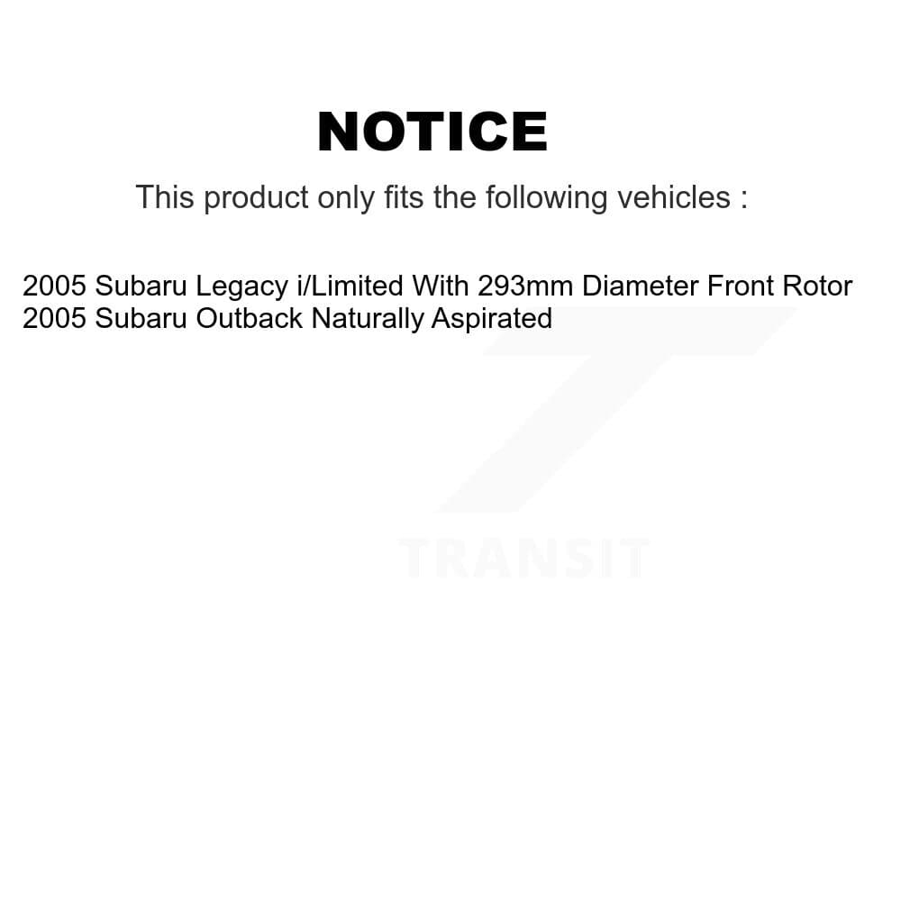 Transit Auto - K8S-101208 - Front and Rear Disc Brake Kits image 19