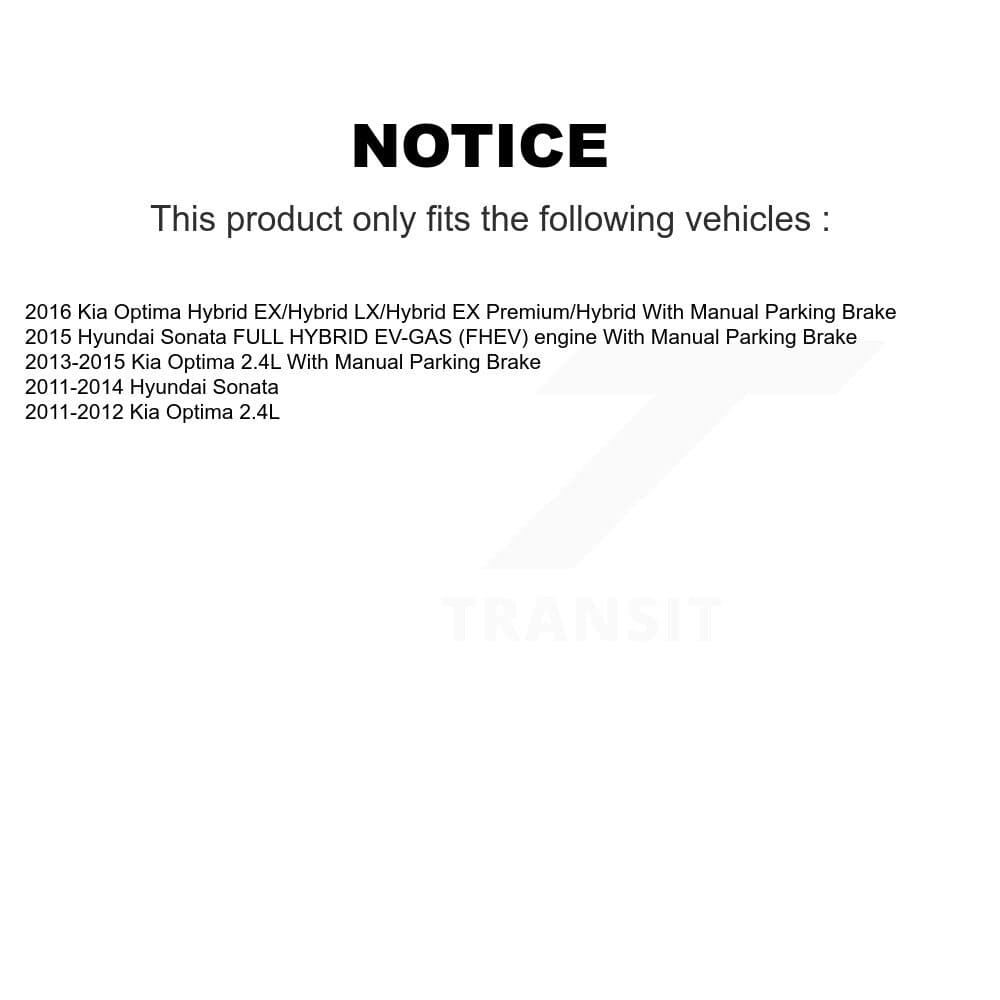 Transit Auto - K8S-101306 - Front and Rear Disc Brake Kits image 19