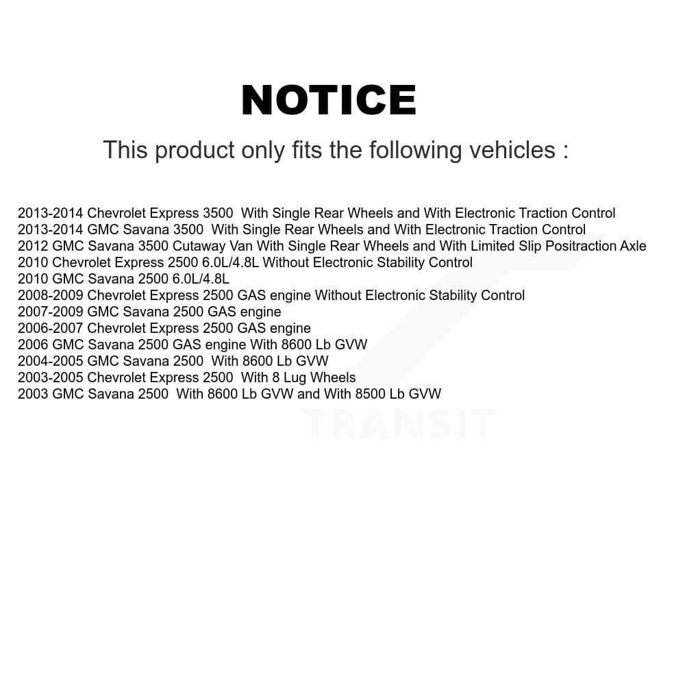 Transit Auto - K8S-101523 - Rear Disc Brake Kits image 19