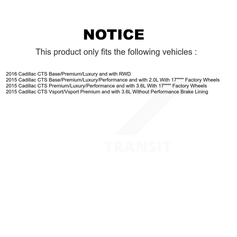 Transit Auto - K8S-102897 - Front and Rear Disc Brake Kits image 19