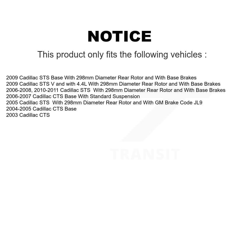 Transit Auto - K8S-104401 - Rear Disc Brake Kits image 19