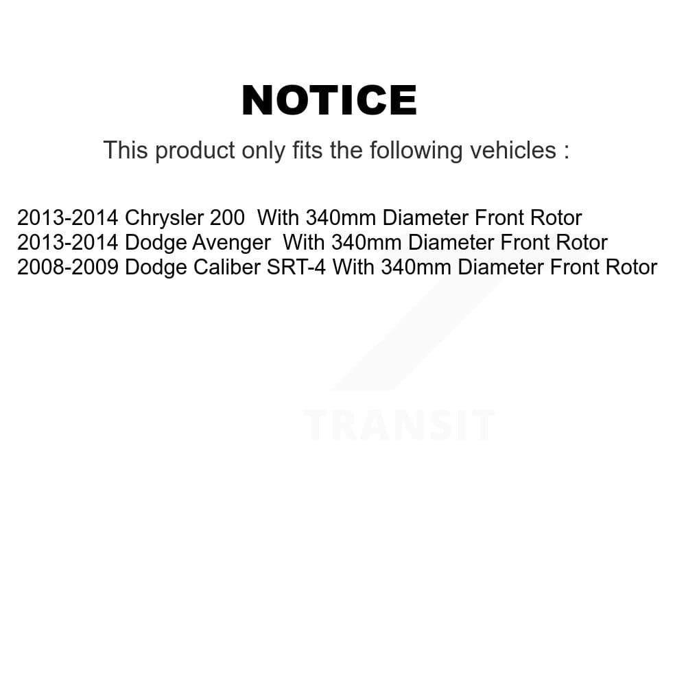 Transit Auto - K8T-100236 - Front Disc Brake Kits image 24