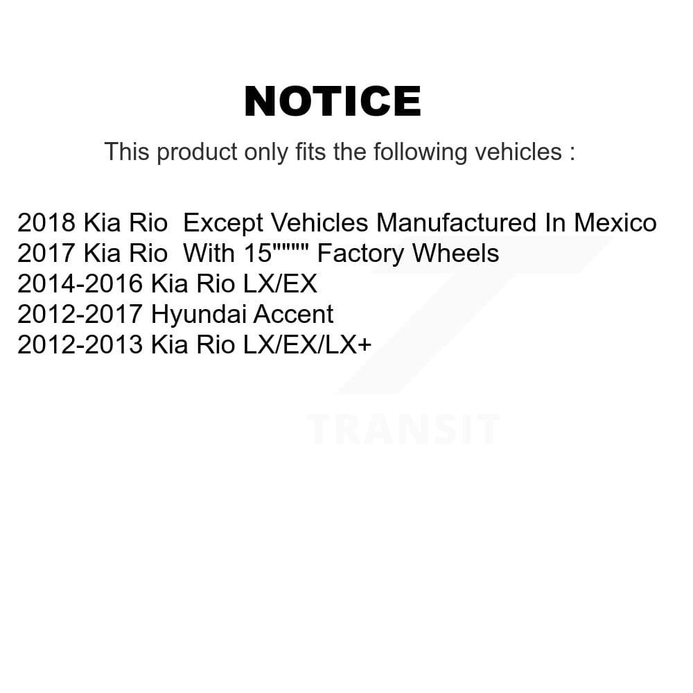 Transit Auto - K8T-100647 - Front Disc Brake Kits image 24