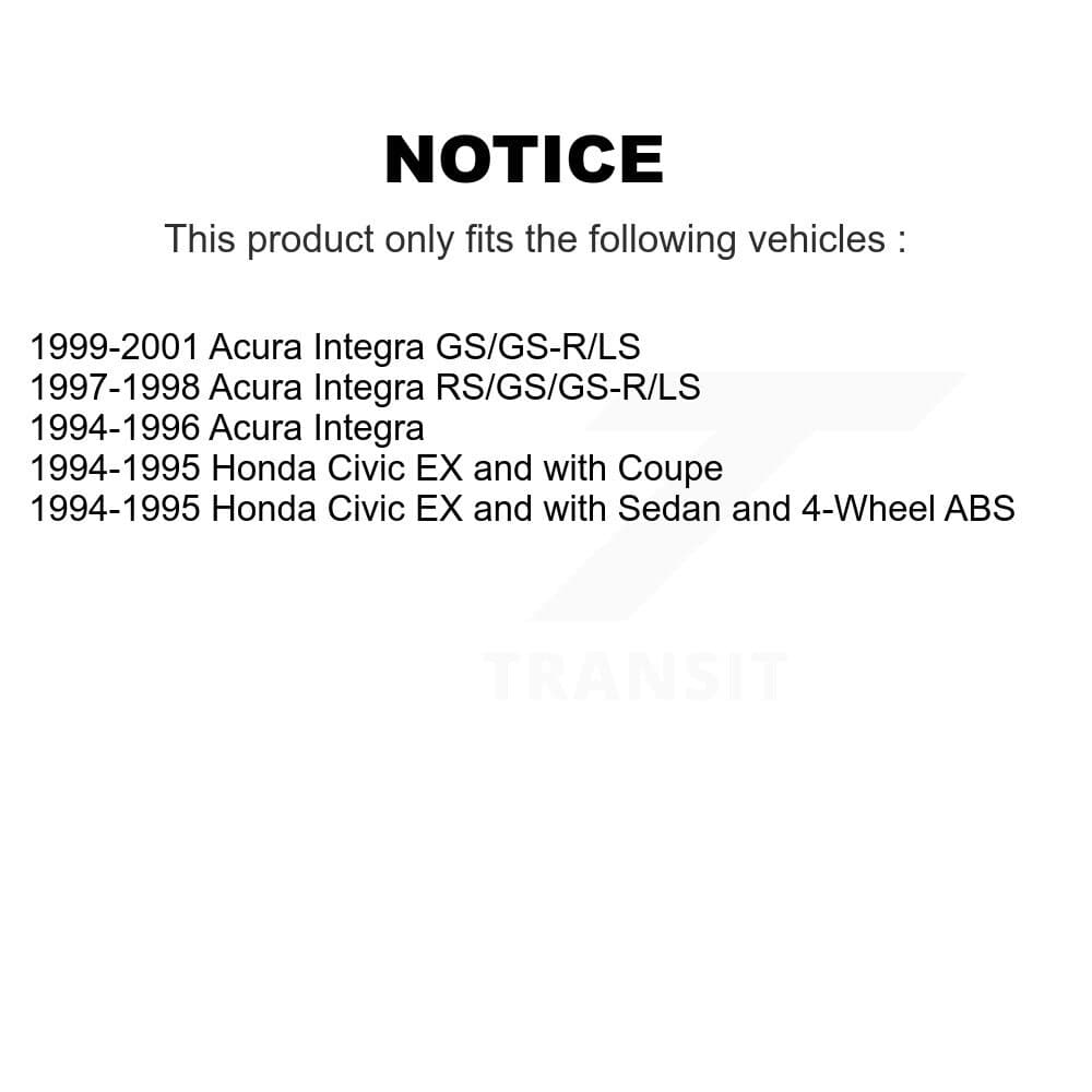 Transit Auto - K8T-101078 - Front and Rear Disc Brake Kits image 24