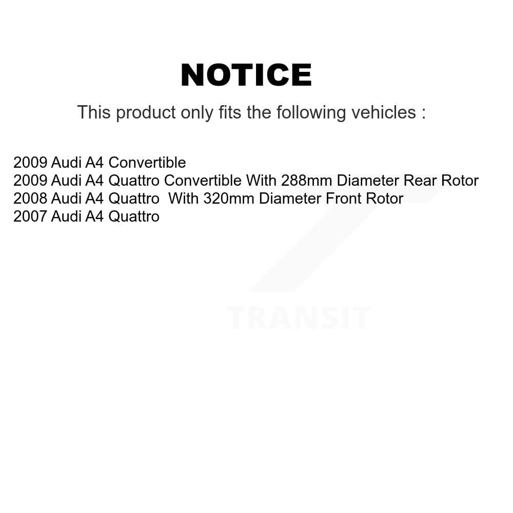 Transit Auto - K8T-101194 - Front and Rear Disc Brake Kits image 24