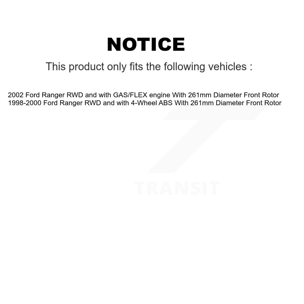 Transit Auto - K8T-103338 - Front and Rear Disc Brake Kits image 24